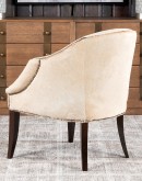 western living room chair with palomino colored cowhide all over