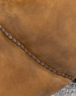 Lucky Pillow Back Leather Chair