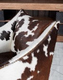 western living room chair with cowhide all over, Cowhide Rancho Accent Chair