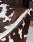 western living room chair with cowhide all over, Cowhide Rancho Accent Chair