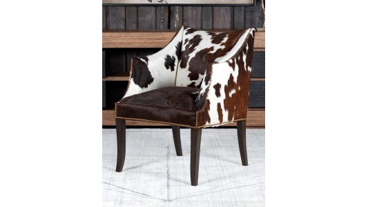 Small cowhide chair discount