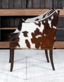 western living room chair with cowhide all over, Cowhide Rancho Accent Chair