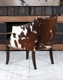 western living room chair with cowhide all over, Cowhide Rancho Accent Chair