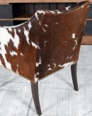 western living room chair with cowhide all over, Cowhide Rancho Accent Chair