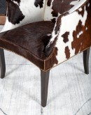 western living room chair with cowhide all over, Cowhide Rancho Accent Chair