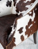 western living room chair with cowhide all over, Cowhide Rancho Accent Chair