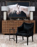 McCoy Midnight Cowhide Chair