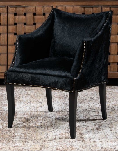 McCoy Midnight Cowhide Chair McCoy Midnight Cowhide Chair