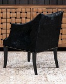 McCoy Midnight Cowhide Chair