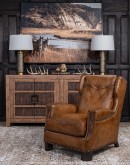 McQueen Saddle Leather Chair