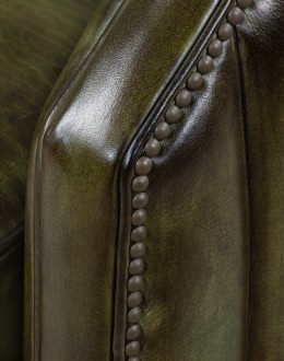 Oliver Olive Leather Swivel Chair Oliver Olive Leather Swivel Chair