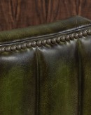 Oliver Olive Leather Swivel Chair