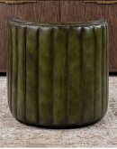 Oliver Olive Leather Swivel Chair