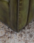 Oliver Olive Leather Swivel Chair