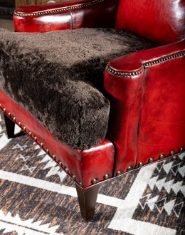 Red Rock Leather Chair