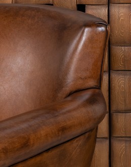Remington Brown Leather Chair