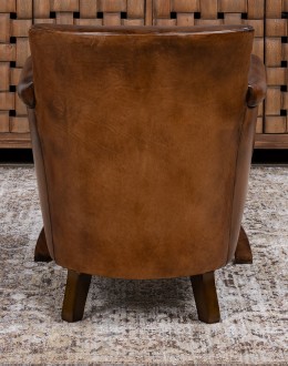 Remington Brown Leather Chair
