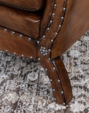 Remington Brown Leather Chair