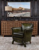 Remington Olive Leather Chair Remington Olive Leather Chair