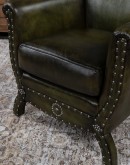 Remington Olive Leather Chair Remington Olive Leather Chair