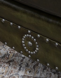 Remington Olive Leather Chair