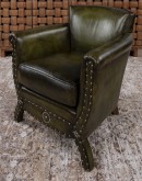 Remington Olive Leather Chair Remington Olive Leather Chair