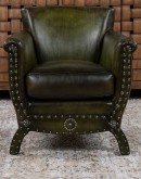 Remington Olive Leather Chair Remington Olive Leather Chair