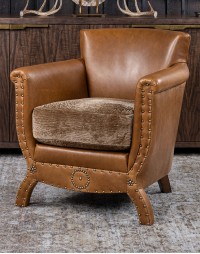 Remington Saddle Leather Chair