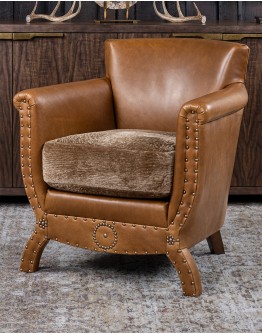 Remington Saddle Leather Chair