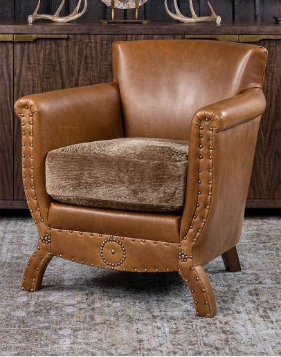 Remington Saddle Leather Chair