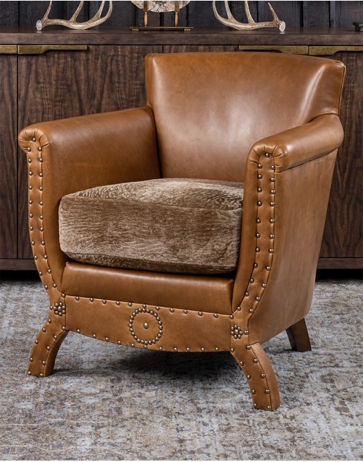 Remington Saddle Leather Chair