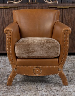 Remington Saddle Leather Chair