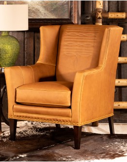Lucchese Leather Chair