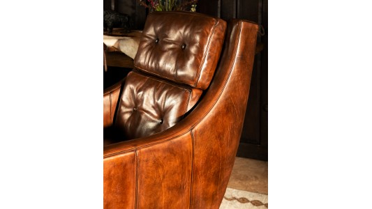 Motorcity leather swivel chair hot sale