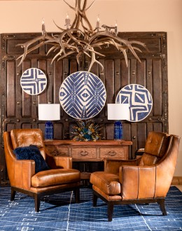 upscale ranch style tan leather chair,tan accent chair with saddle leather