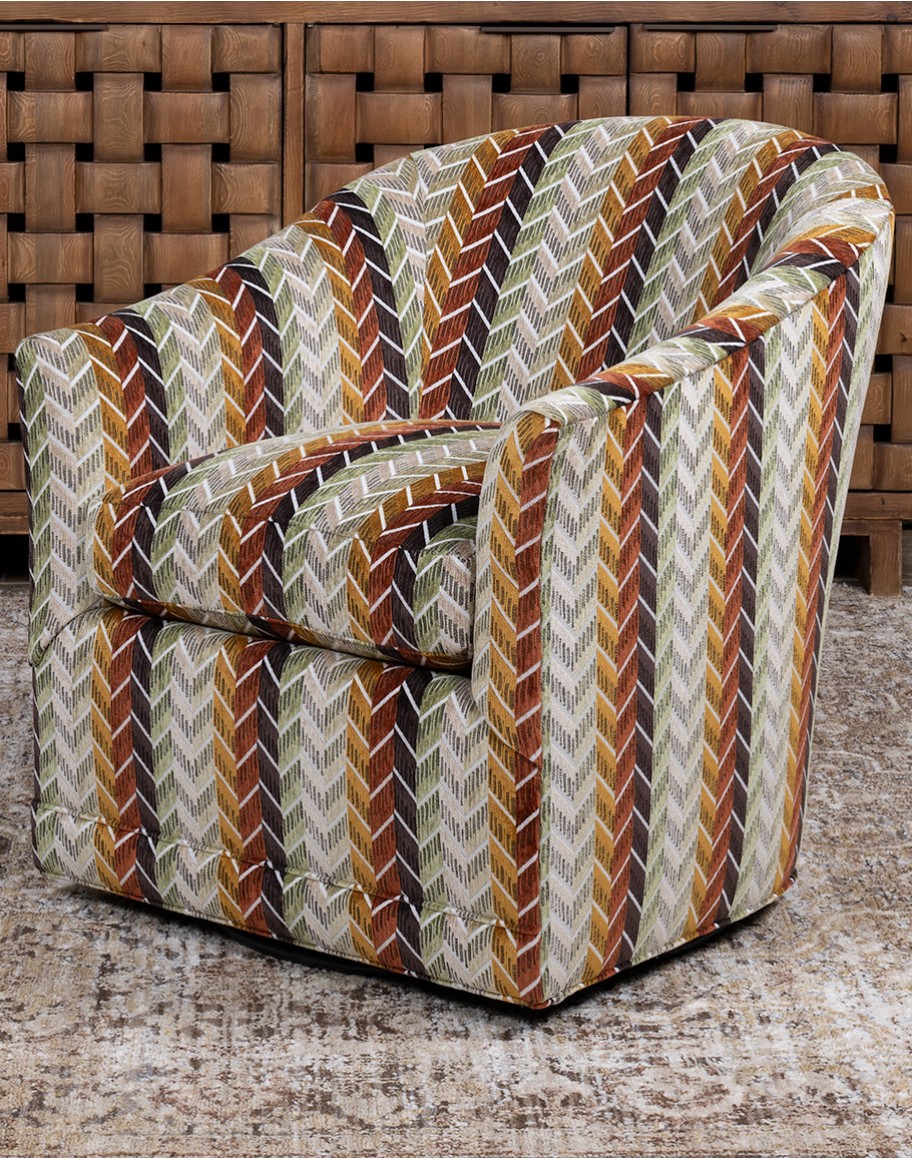 Sierra Chevron Swivel Chair Sierra Chevron Swivel Chair