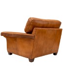 modern rustic style leather chair and 1/2