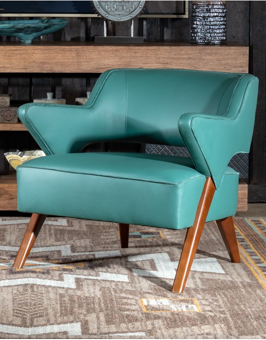 Zodiac Teal Chair