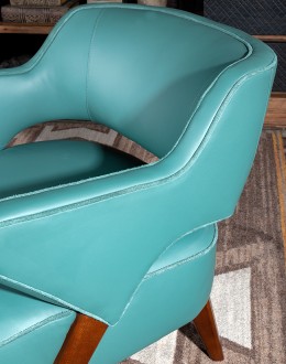 Zodiac Teal Chair