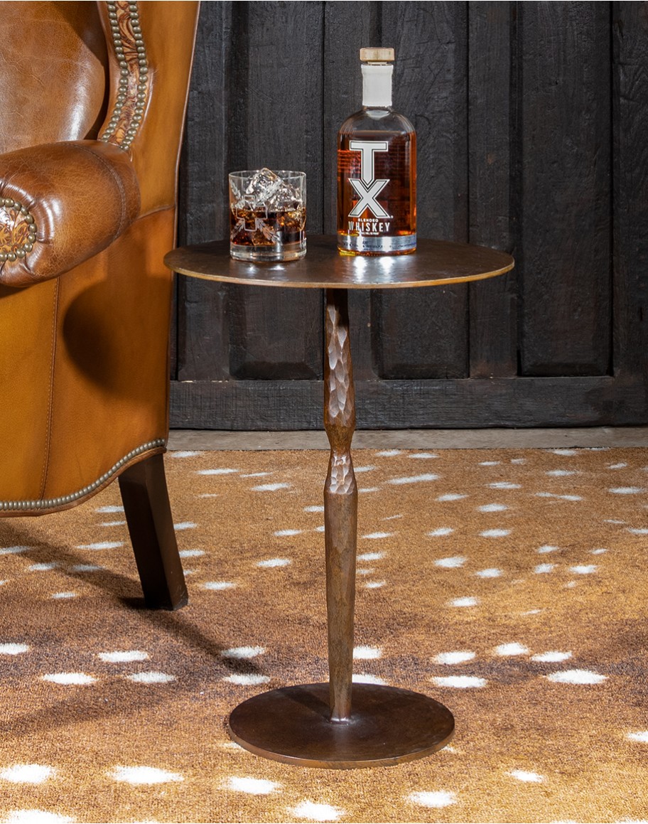 Forged Iron Accent Table