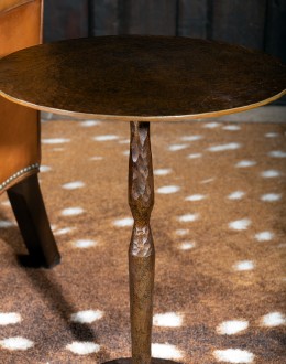 Forged Iron Accent Table