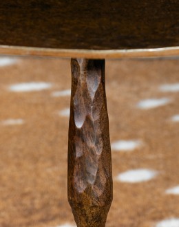 Forged Iron Accent Table