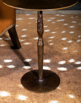 Forged Iron Accent Table