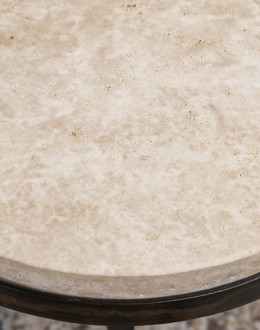 Torreon Stone Circle Accent Table Torreon Stone Circle Accent Table