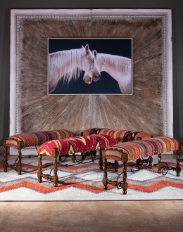 Kilim Rug Top Bench Kilim Rug Top Bench