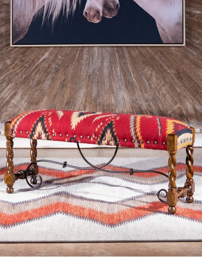 Kilim Rug Top Bench Kilim Rug Top Bench