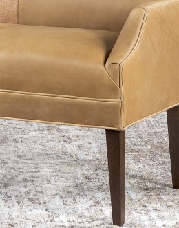 Pecos Palomino Leather Bench Pecos Palomino Leather Bench