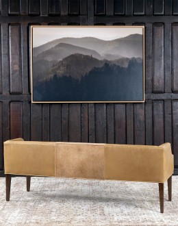 Pecos Palomino Leather Bench Pecos Palomino Leather Bench