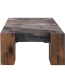 rustic beam coffee table