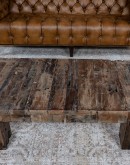 rustic beam coffee table